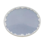 Zarwani 8 inch Round Zig zag Mold (Set of 1) Silicone Resin Tray Mold, Mold for Cake/Cupcake Decorating,Frame Making Mold,Candy,