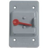 Thomas & Betts/Carlon Grey Single Toggle Switch E98TSCNCAR