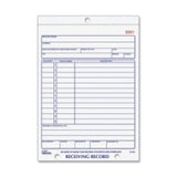 Receiving Record, Carbonless, 3 Parts, 51/2 quot;x77/8 quot;