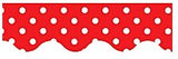 Red Mini Polka Dots Border Trim Learning Materials Classroom Decorations Tcr4665 Teacher Created Resources
