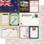 Scrapbook Customs New Zealand Travel Journal 12 x 12 DoubleSided Scrapbook Paper 1 Sheet (36904)