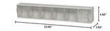 Quantum Storage Systems Qtb306Wt 6 Drawers Tip Out Cabinet Part Organizer White 5 H X 24 W X 4 D