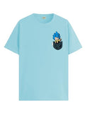 ADRO Tshirt for Men | Anime T Shirt for Men | 100% Cotton Tshirt | Graphic Printed T-Shirt | Chest Printed Tshirt | Gogeta Anime Tshirt | T-Shirts| RN24-STICK-GOGE-MI-L Mint,Mint