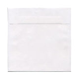 JAM PAPER 8 x 8 Square Invitation Envelopes with Peel and Seal Closure - White - 100/Pack