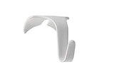 STAS Molding Hooks for Picture Rails 10 Pack, White