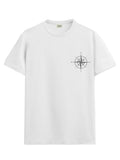 ADRO Tshirt for Men | Printed T Shirt for Men | 100% Cotton Tshirt | Graphic Printed T-Shirt | Chest Printed Tshirt | Unisex Tshirt | T-Shirts Men| RN24-STICK-COMP-WH-M White,White