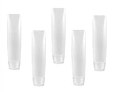 5 Pcs 1 oz Travel Bottles Empty Refillable Toothpaste Tubes Containers Small Mini Size Squeeze Dispensers, Refillable Containers