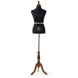 Soham Shree Female Dress Wooden Stand Form Wheel Base Mannequin Store Display Dummy, (8) - Mannequin Dummy Model Hanger Dress K