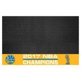 Golden State Warriors 2017 Nba Champions Vinyl Grill Mat - 26In. X 42In.