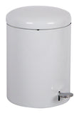 2240Wh-Vv Ergode Step-On Receptacle - Hands-Free, Sanitary Disposal For Healthcare Facilities - Galvanized Liner, Steel Construc