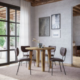 Reclamation 42 Rustic Reclaimed Solid Wood Round Dining Table
