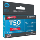 STAPLE MONEL 1/4 BX1000 (Pack of 5)