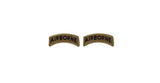 Army Airborne OCP Tab with Hook Fastener (pair)