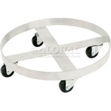 Global Industrial™ Stainless Steel Drum Dolly For 30 Gallon Drum - 800 Lb. Capacity