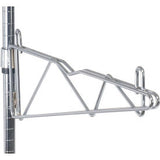 Nexel® Chrome Adjustable Single Shelf Post Bracket 18D