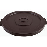 Global Industrial™ Plastic Trash Can Lid 20 Gallon Brown