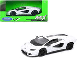 Lamborghini Countach LPI 8004 White NEX Models Series 1/24 Diecast Model Car by Welly