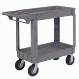 Global Industrial™ Utility Cart W/2 Shelves & 6 Casters 500 Lb. Capacity 40L X 17W X 35H