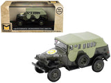 Dodge WC6 Command Car with Canvas Top Olive Drab 2nd Armored Division France (1944) United States Army 1/43 Diecast Model by