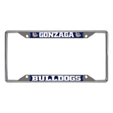 Gonzaga Bulldogs Chrome Metal License Plate Frame, 6.25In X 12.25In