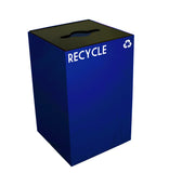 Ergode 24Gc04-Bl-Vv Compact Recycling Containers - Durable Steel, Customizable Sizes, Colors, And Lid Options