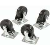 Set Of (4) Swivel 4 Replacement Casters For Global Industrial™ Hardwood Dolly 1200 Lb. Cap.