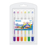 Bazic 6 Color Silky Gel Crayons / Box Qty - 24