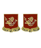 Army 25th Field Artillery Regiment Unit Crest (pair)