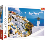 Trefl 1500 Piece Jigsaw Puzzle Santorini, Greece, Multicolor