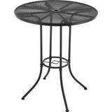 Global Industrial™ 36 Round Outdoor Bar Table Steel Mesh Black
