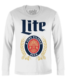 Miller Lite Beer Long Sleeve T-Shirt - White