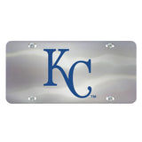 Kansas City Royals 3D Stainless Steel License Plate