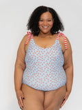 Cherries Shoulder-Tie One-Piece