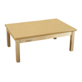Childcraft Wood Table, Laminate Top, Rectangle, 30 X 48 X 26 Inches