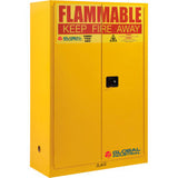 Global Industrial™ Flammable Cabinet Manual Close Double Door 45 Gallon 43Wx18Dx65H