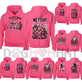 Pink Horror October Pullover Hoodie – Halloween Scary Movie Character & Pumpkin Graphic Sweatshirt