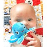 Wristy Buddy Pack of 1 Baby Teethers – Cow & Octopus