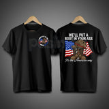 "It's The American Way" Toby Keith Tribute T-Shirt – Courtesy of the Red, White, and Blue 4th of July Tee, Premium 100% Cotton Patriotic Graphic Top, Soft Lived-In Heavyweight Country Music Shirt, Made in USA