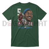 Atlanta Hoops Star Dual Image Graphic T-Shirt