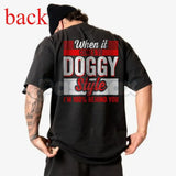 "When It Comes To Style" Graphic T-Shirt – Back-Sided Printed Letter Crewneck, Hoodie & Sweatshirt