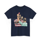 Funny Soccer Red Card Meme Graphic Tee – Football Referee Joke T-Shirt, Humorous Sports Sarcastic Unisex Streetwear Shirt
