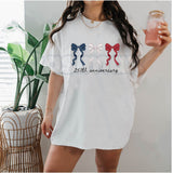 Official USA 250th Anniversary T-Shirt – Cute 4th of July Graphic Tee, Premium 100% Cotton Patriotic Summer Top, Soft Lived-In Heavyweight Semiquincentennial Shirt, Made in USA