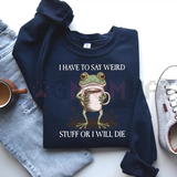 Funny Frog Sweatshirt