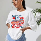"You Look Like the 4th of July" T-Shirt – Festive Americana Graphic Tee