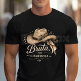 Wild Yet Charming T-Shirt – Trendy Vintage Aesthetic Graphic Tee, Unisex Cotton Streetwear Shirt