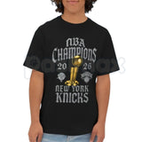 New York Knicks NBA Champions T-Shirt โ Knicks Nation Victory Celebration Novelty Graphic Tee