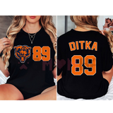Chicago Football Legend #89 Retro Gridiron Fan T-Shirt