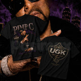 Pimp C Long Live The Pimp Heavy Cotton Unisex Graphic T Shirt – Vintage Rap Legend Tribute Tee, Retro Texas Hip Hop Culture Classic Cotton Streetwear Shirt