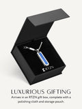 Lapis Lazuli Column Pendant Necklace