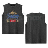 Men's Daddy Needs A Beer Tank Top – Retro Funny Drinking Graphic Sleeveless Shirt, Vintage Washed Lightweight Cotton Summer Top